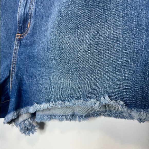 PINK Denim High-Rise Cut Off Jean Shorts - Picture 12 of 13